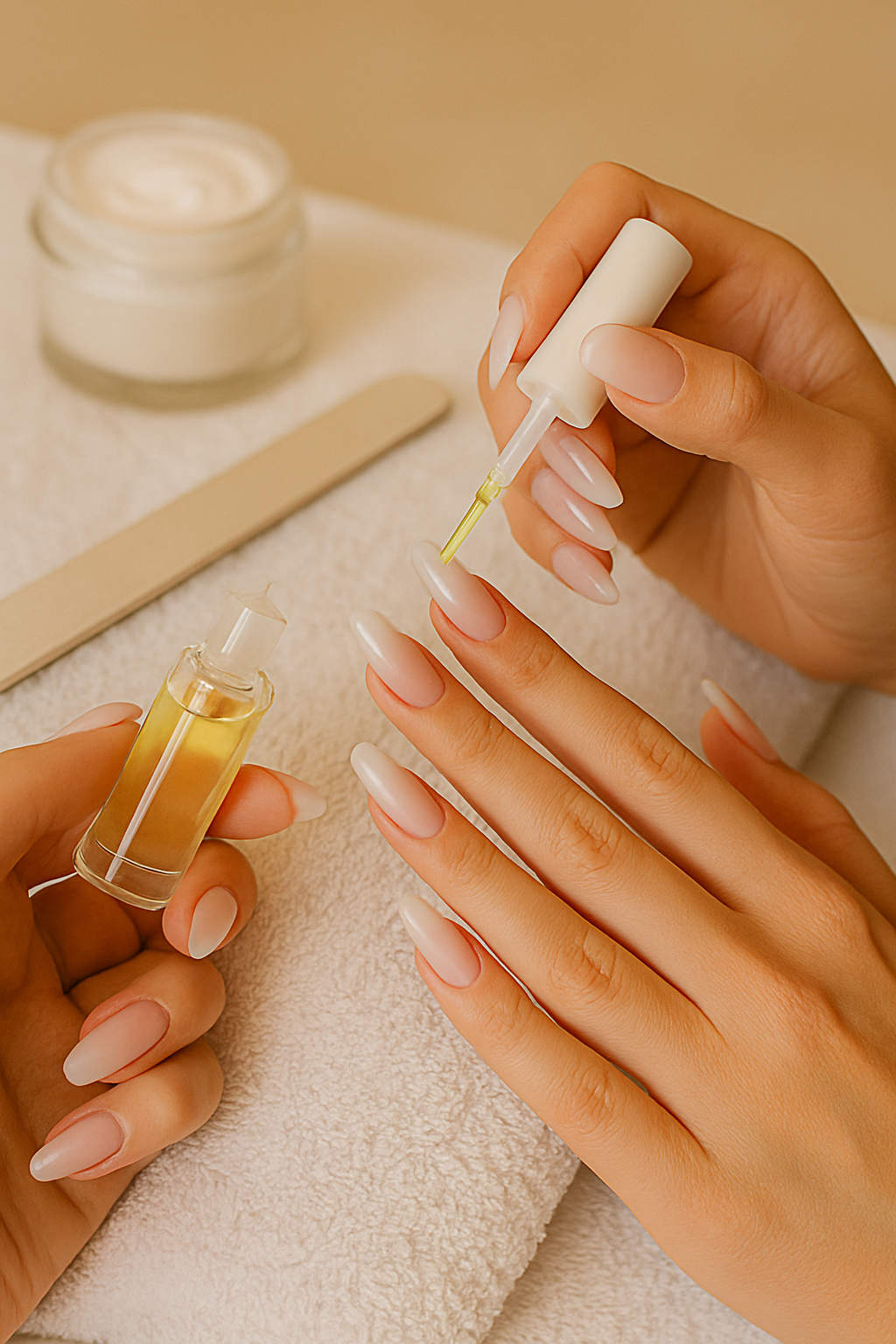 Cuidados de unhas e relaxamento